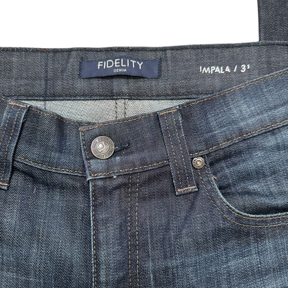 Fidelity Denim Men’s 31 Waist Dark Wash Impala Straight Leg Jean - Picture 6 of 9